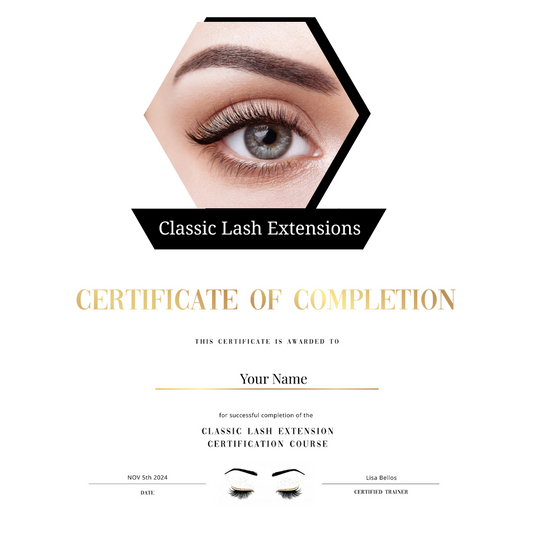 Classic Lash Extensions  ONLINE COURSE