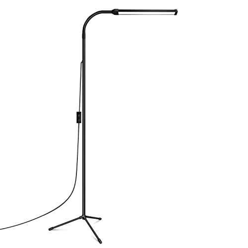 LED Floor Lamp - Adjustable Gooseneck